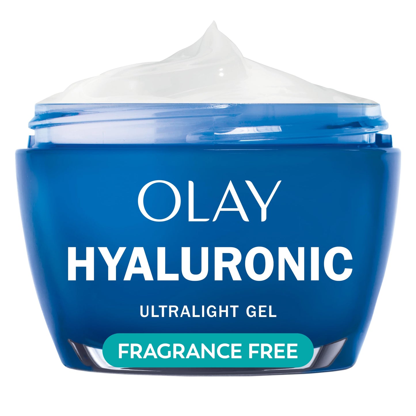 Olay Hyaluronic Acid Face Moisturizer, Instant Hydration for Women, Fragrance-Free - Dry Skin Solution, Glowing, Smoothing, Plumping, Renewing