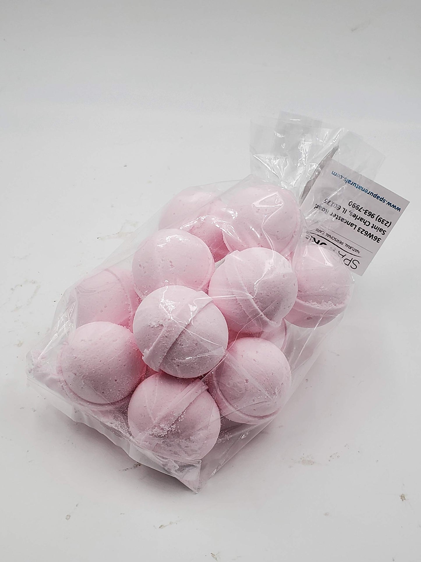 Spa Pure Cotton Candy Bath Bombs: Fizzies Made in USA with Shea Butter, Ultra Moisturizing, Great for Dry Skin, All Skin Types (14 Count) Pack of 1