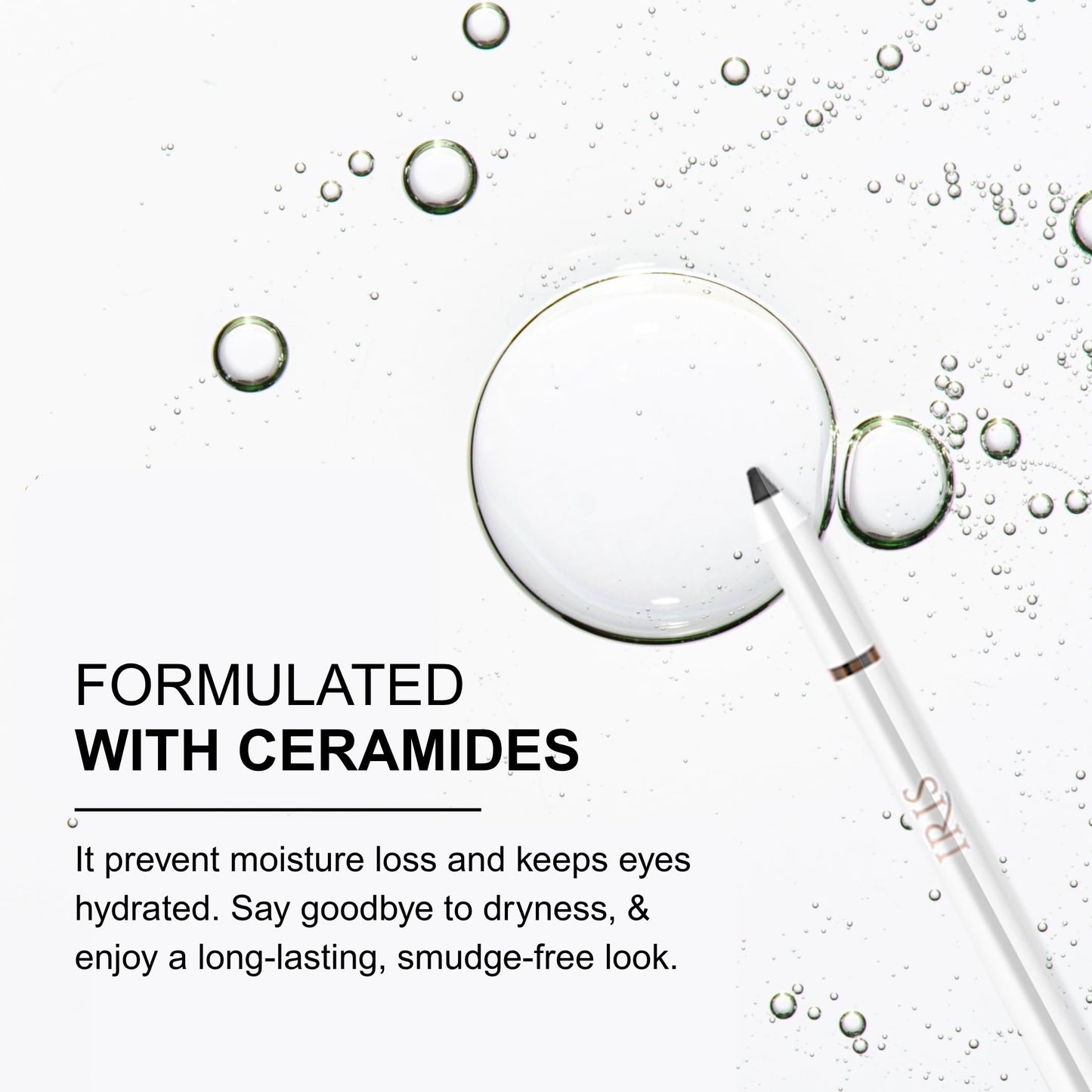 IRIS Waterproof Kajal & Kohl Pencil | Ultra Black 24H Matte Finish | Smudge-Proof, Long-Lasting Eye Makeup | Vegan, Cruelty-Free, Ceramide-Infused…