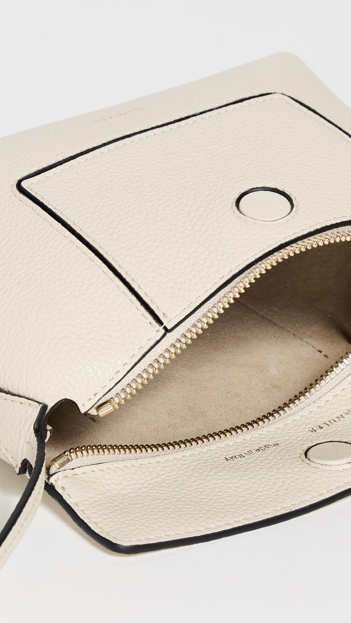 Wandler Women's Penelope Slouch Mini Bag, Beige Crust, Off White, One Size