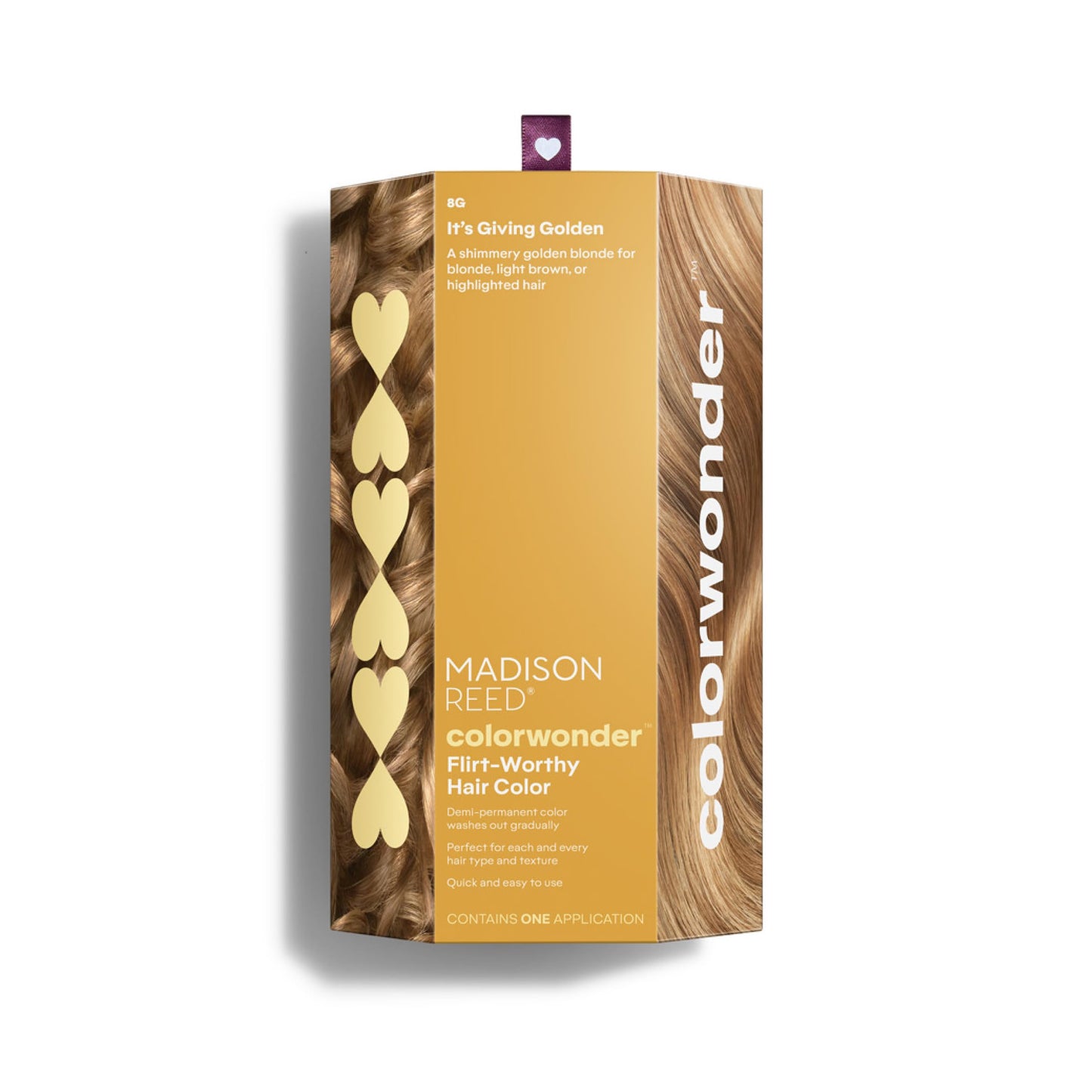 Madison Reed ColorWonder Demi-Permanent Hair Color Kit - 8G Light Golden (It's Giving Golden) | Adds Golden Warmth, Lasts 25 Washes, Ammonia-Free