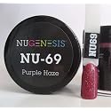 NuGenesis Nail Dipping Powder Color 1.5oz/43g Jar - (NU69 PURPLE HAZE) Beauty & Personal Care Nugenesis
