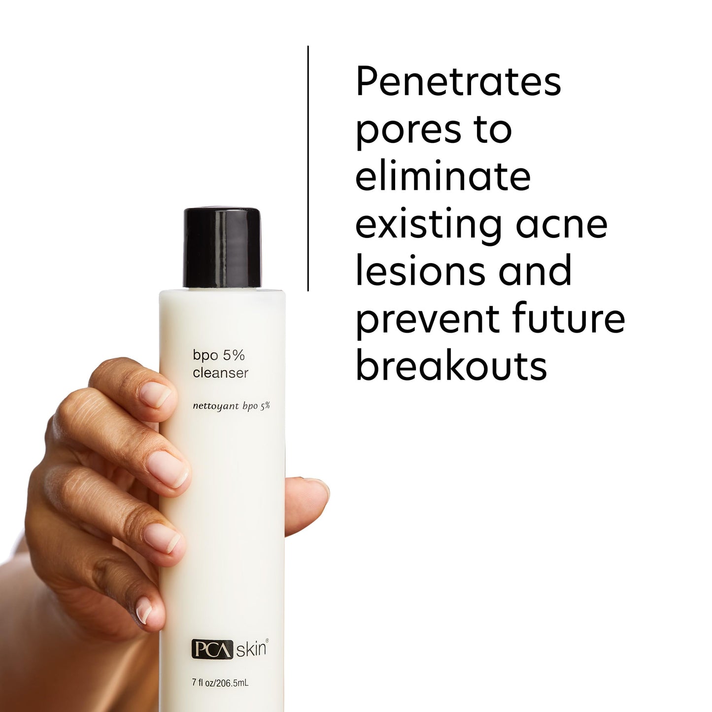 PCA SKIN 5% Benzoyl Peroxide Face Wash, Foaming Acne Facial Cleanser for Oily and Acne Prone Skin, Eliminates Existing Acne and Helps Prevent Future