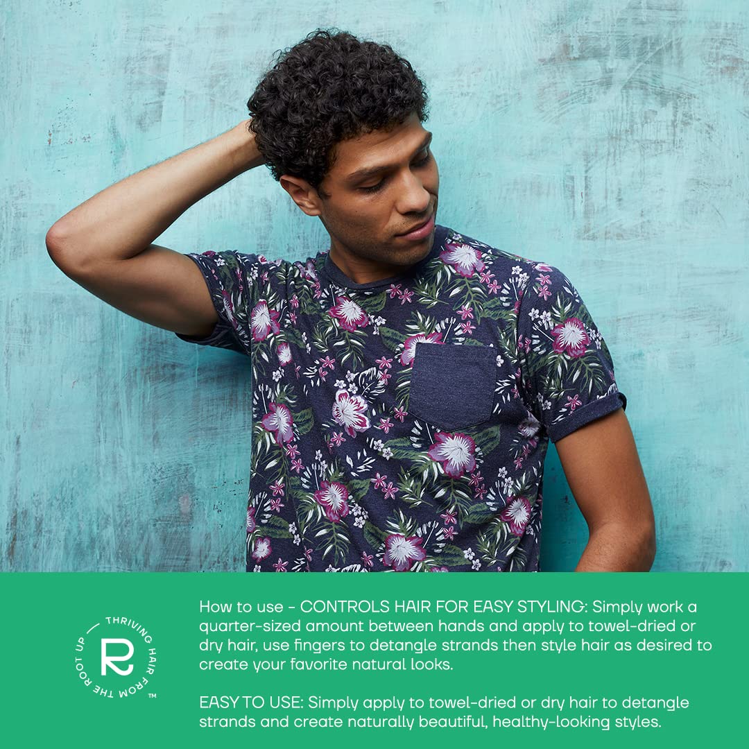 Rootly Hair Styling Cream – Conditions & Protects, Strengthens with Keratin & Protein, Nourishes Hair & Scalp, Controls Hair, Paraben-Free, Unscented