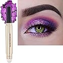 Metiplou Purple Eyeshadow Stick Eyeliner pencil For Eye Makeup Cream Shimmer Smooth Glitter Dark Light Matte Single Crayon Primer Palette