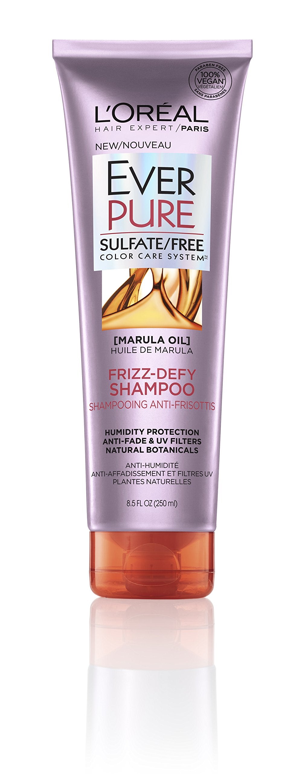 L'Oréal Paris EverPure Sulfate Free Frizz Defy Shampoo, 8.5 fl. oz.