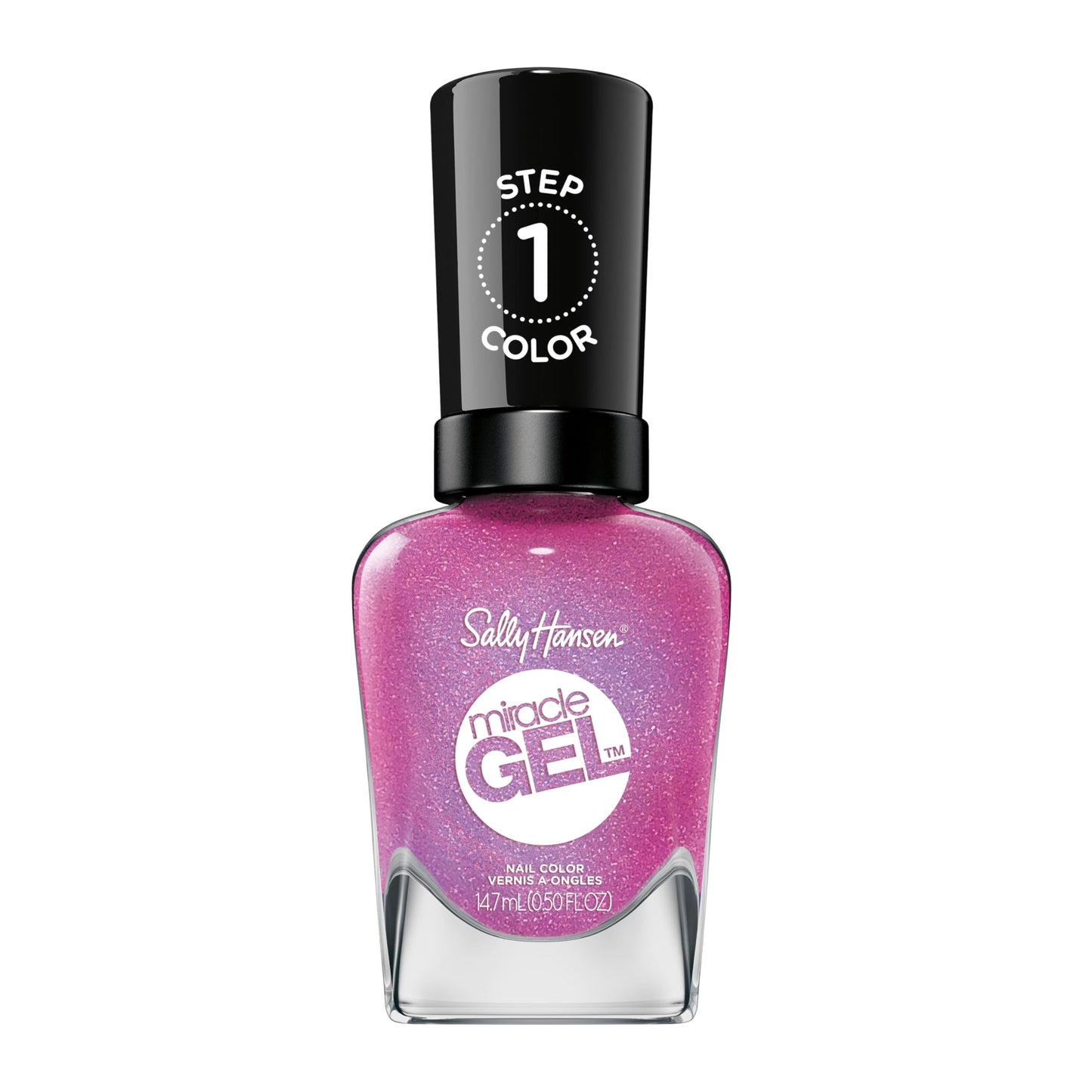 Sally Hansen Miracle Gel Salon Quality Nail Polish | Gel-Like Formula, Two-Step System, No UV Light Needed, Long Lasting | Opaque, Shimmer | 512