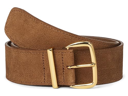 Madewell Women's Suede Super Wide Essentials Belt, Dried Acorn, Small