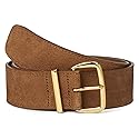 Madewell Women's Suede Super Wide Essentials Belt, Dried Acorn, Small