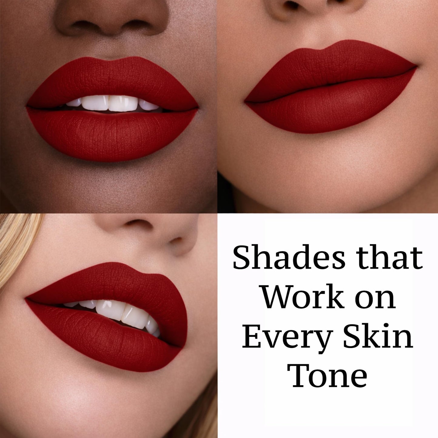 Transfer-Proof Matte Liquid Lipstick - No Smudge, No Transfer | All-Day Wear for Eating, Drinking & Long Days | Lightweight Comfortable Finish