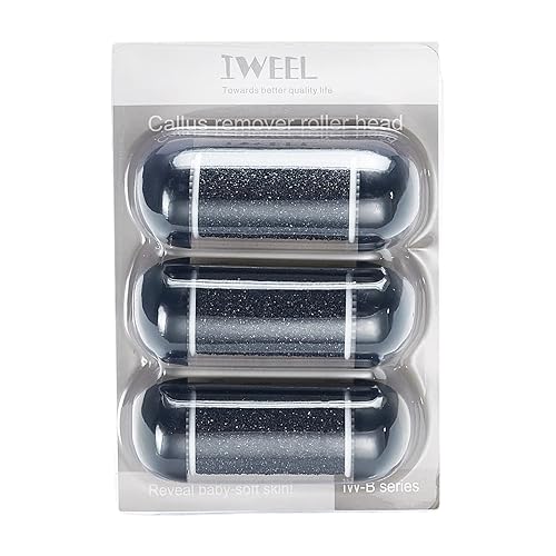 3 Coarse Replacement Roller Head for Model IW-9043 IW-9046 Electric Callus Remover Foot File Pedicure Tools for Feet Callus Shaver Pedicure kit