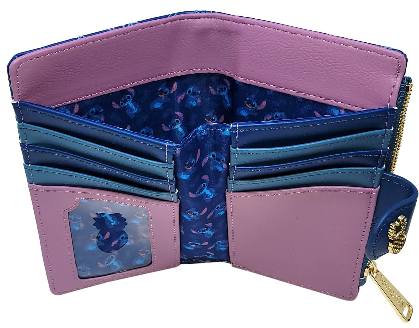 Loungefly Disney Stitch Wallet Snap Flap Clutch