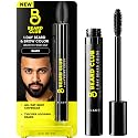 The Beard Club 1 Day Temporary Beard Dye for Men - Black Beard, Mustache & Eyebrow Color for a Fuller, Well-Defined Look, Water & Sweat Resistant, Up
