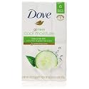 Dove Go Fresh Cool Moisture Beauty Bars, 4 oz bars, 2 ea (Pack of 3)