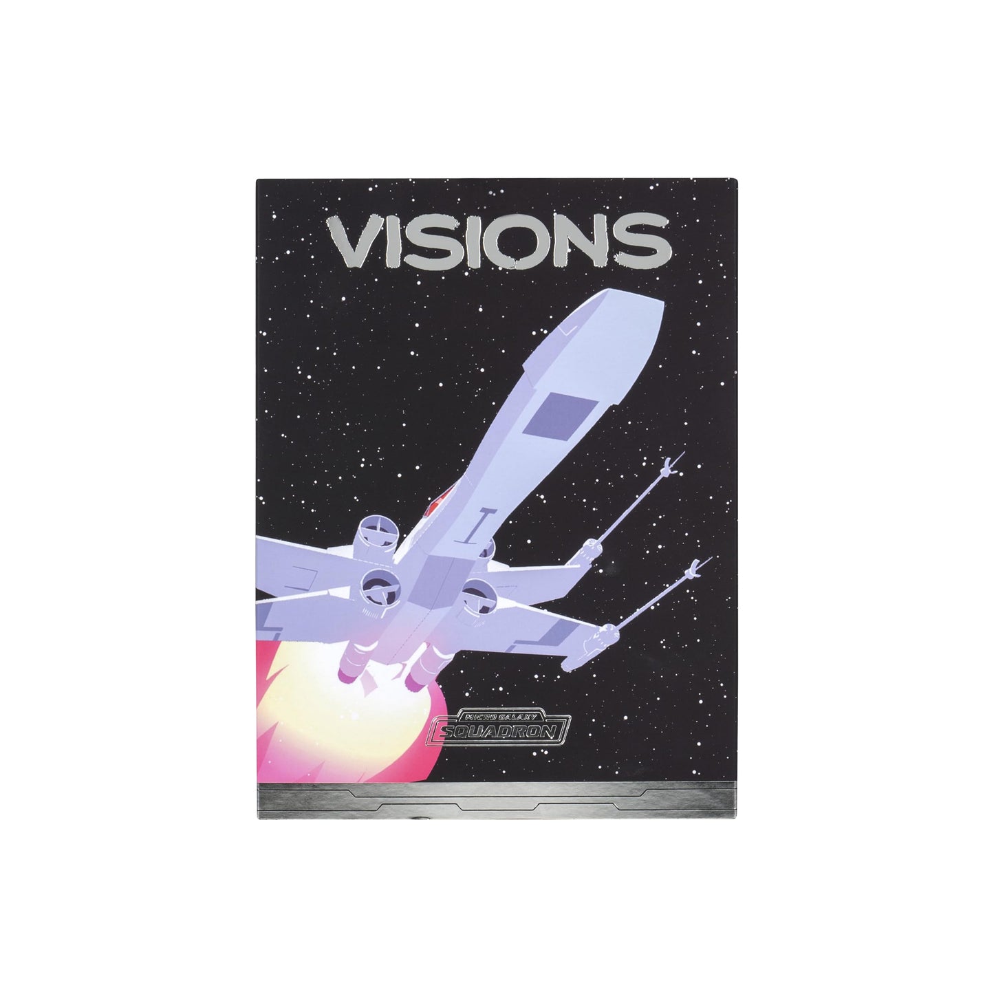 Star Wars Micro Galaxy Squadron Visions X-Wing - 5-Inch Vehicle with Two 1-Inch Micro Figure Accessories