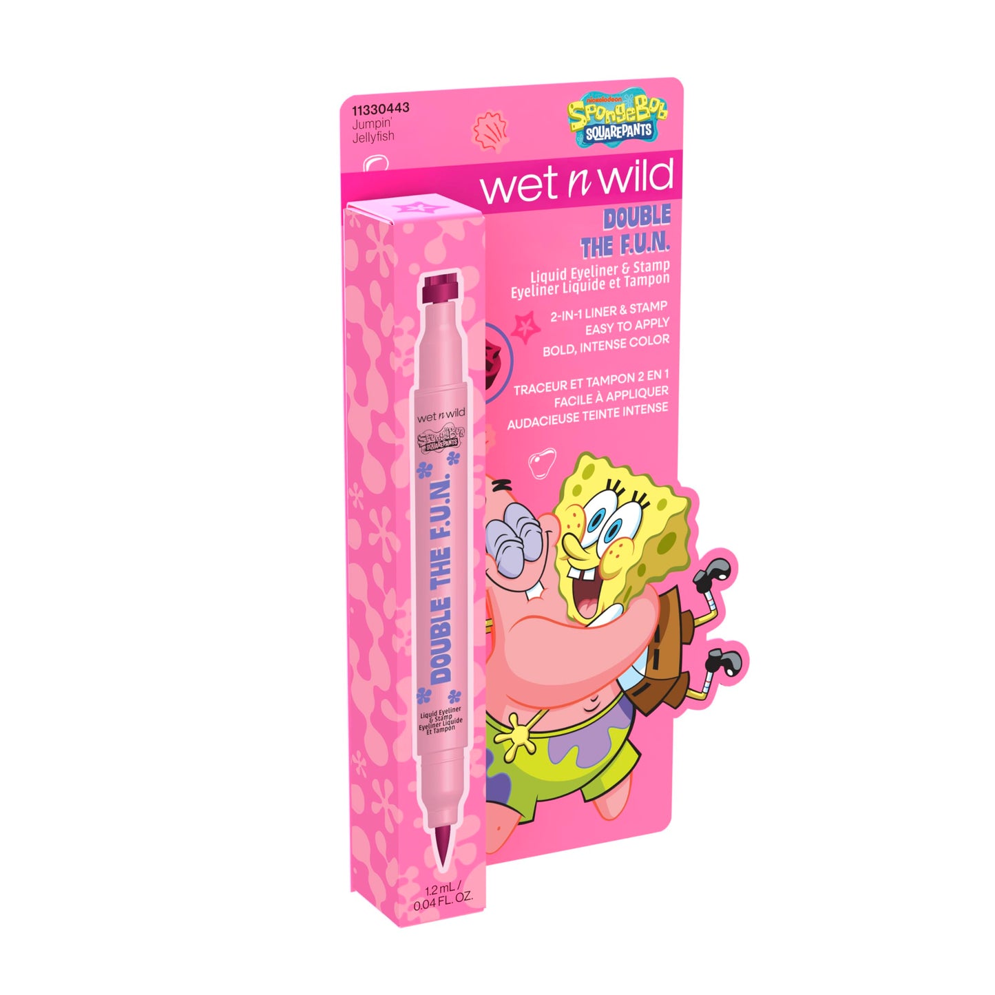 wet n wild Spongebob Double The F.U.N. Liquid Eyeliner & Stamp - Jumpin' Jellyfish