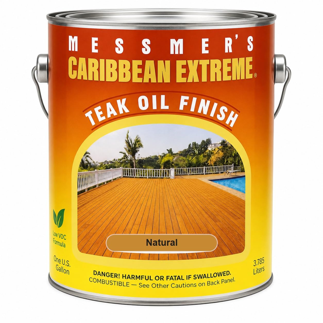 1 Gal Messmer's CE-500 Natural Caribbean Extreme Teak Oil Finish