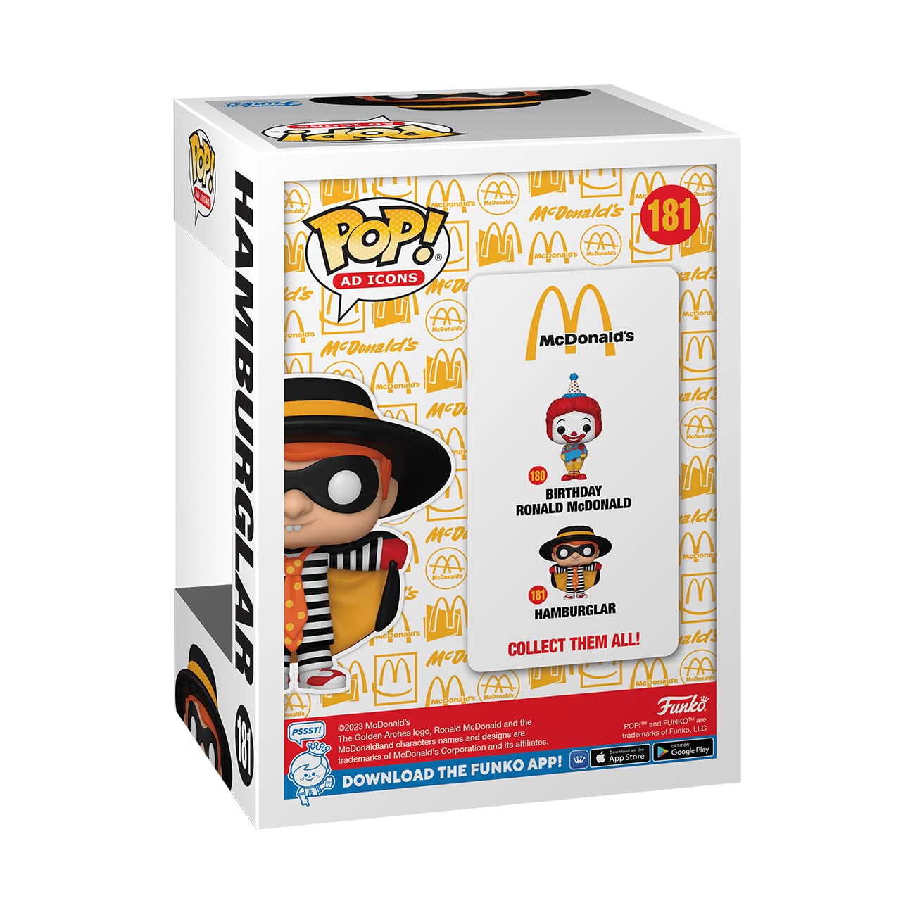 Funko POP! Ad Icons: McDonalds - Hamburglar - McDonald's - Collectable Vinyl Figure - Gift Idea - Official Merchandise - for Kids & Adults - Ad Icons…