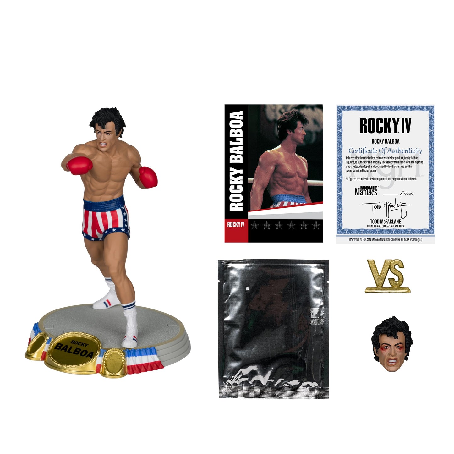 McFarlane Toys - Rocky Balboa (Rocky IV) 6in Posed Figure