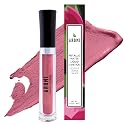 Aromi Metallic Liquid Lipstick | Rosy Chestnut Lip Color with Shimmery Finish, Vegan, Pink Nude Shade, Long-lasting, Waterproof (Alpine Bloom)