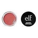 e.l.f. Luminous Putty Blush, Putty-to-Powder, Buildable Blush With A Subtle Shimmer Finish, Highly Pigmented & Creamy, Vegan & Cruelty-Free, Belize