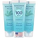 BERGMAN KELLY - Travel Size Hotel Shampoo - 1 fl oz, 100 PK, Tropical Waterfall - Delight Your Guests with Revitalizing & Refreshing Hair Cleanser