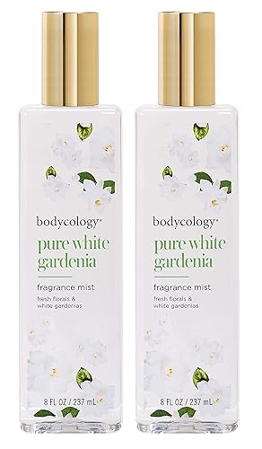 Bodycology Pure White Gardenia 8 fl.oz. Fragrance Mist Spray For Women (Pack of 2) Bodycology