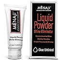 MËNAJI Liquid Powder Shine Eliminator- Moisturizer & Lightweight Liquid Primer Powder for Men - Mens Makeup- Transparent - 1.25 Oz