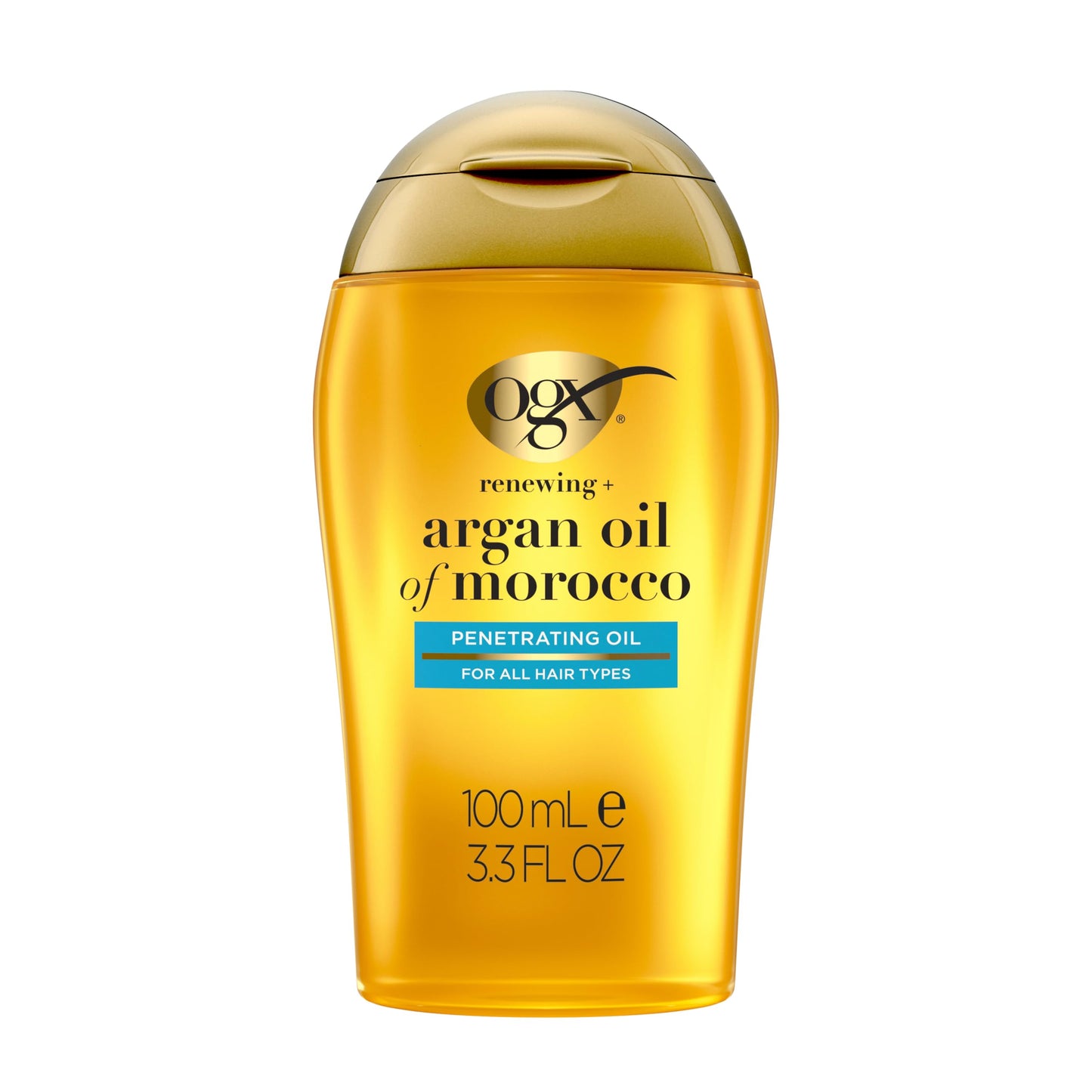 OGX Renewing + Argan Oil of Morocco, Cold-Pressed Argan Oil for Hair Penetrating Treatment & Shine, Moisturizing & Strengthening Silky Oil for All Beauty and Personal Care OGX Default Title