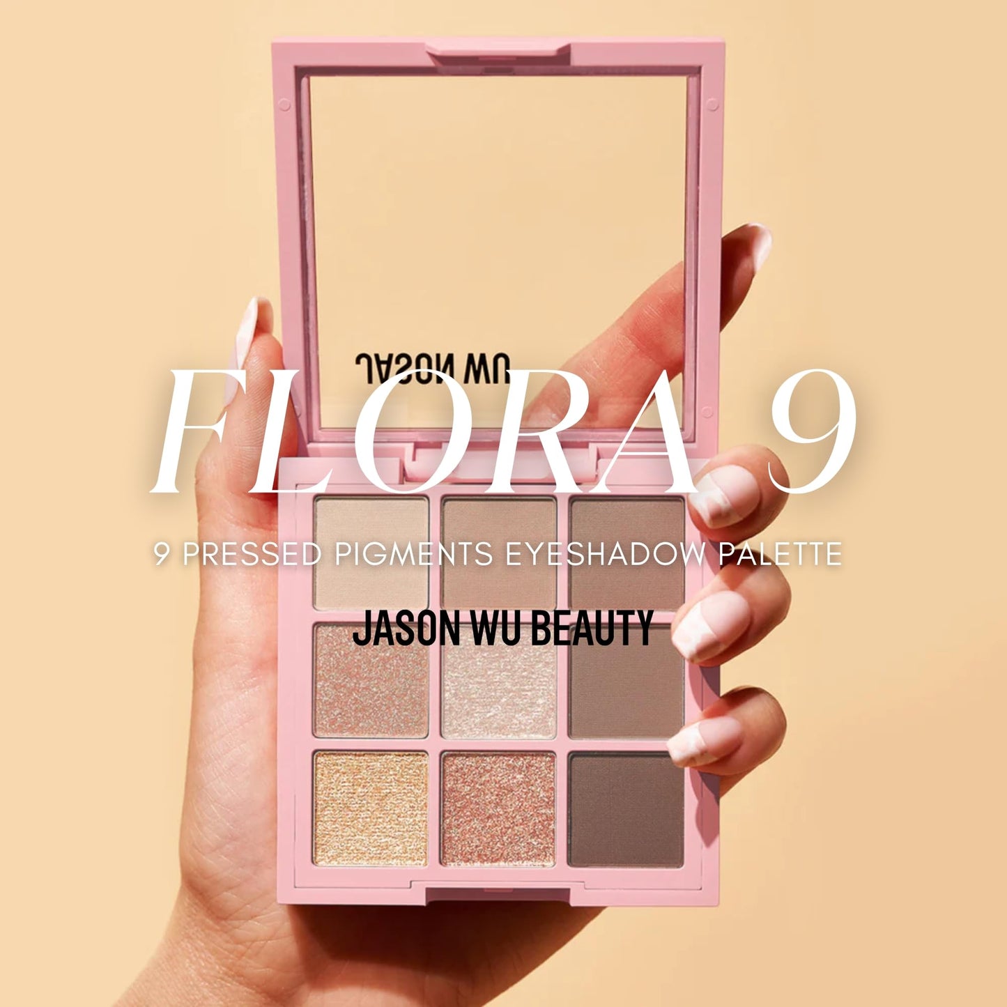Jason Wu Flora 9 Eye Shadow Pallete - 9 Pigmented, Buildable, Blendable Color Pallete - 0.19 Oz - Euphoria