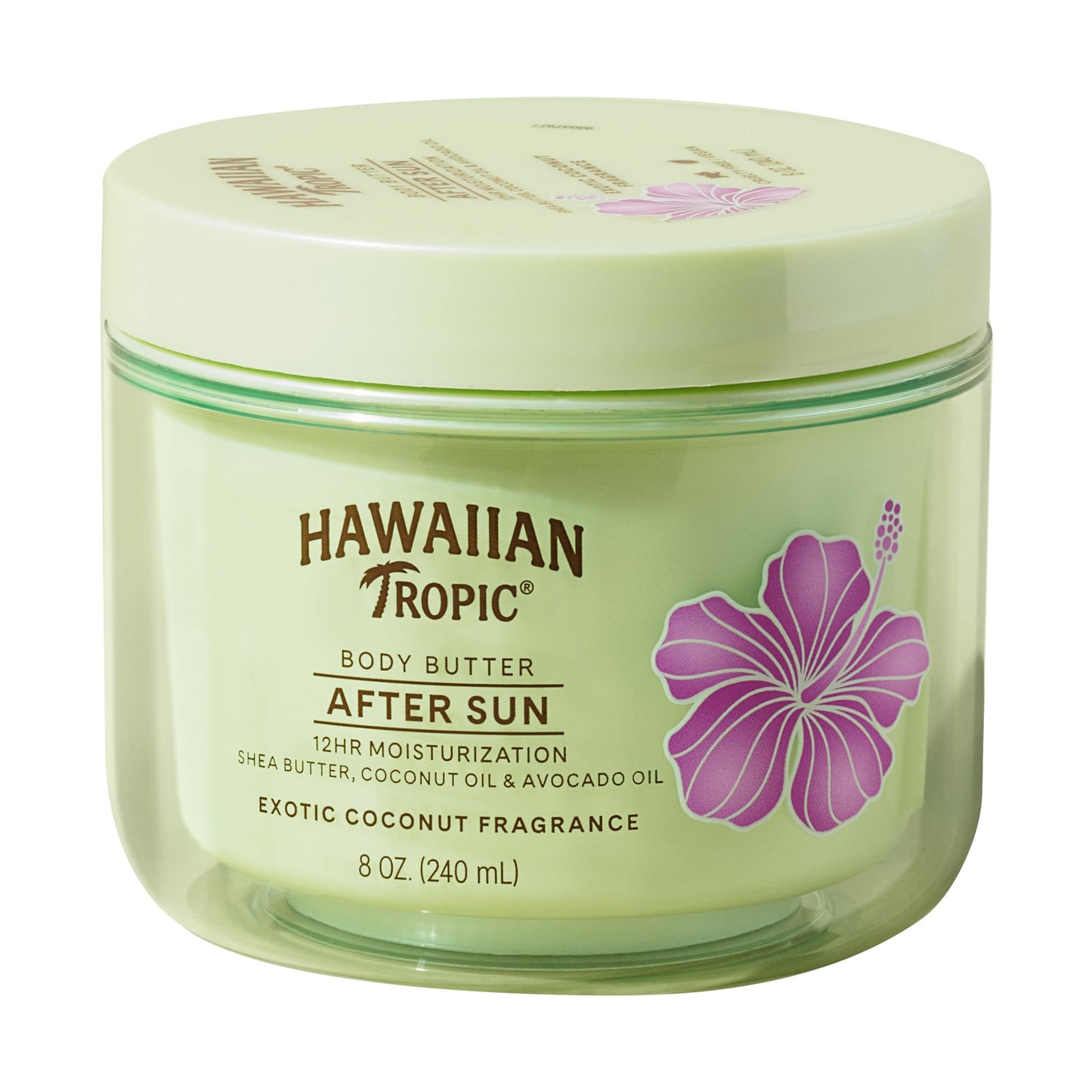 Hawaiian Tropic After Sun Body Butter with Coconut Oil, 8oz, After Sun Lotion, Moisturizing Body Lotion, After Sun Moisturizer, Coconut Body Butter