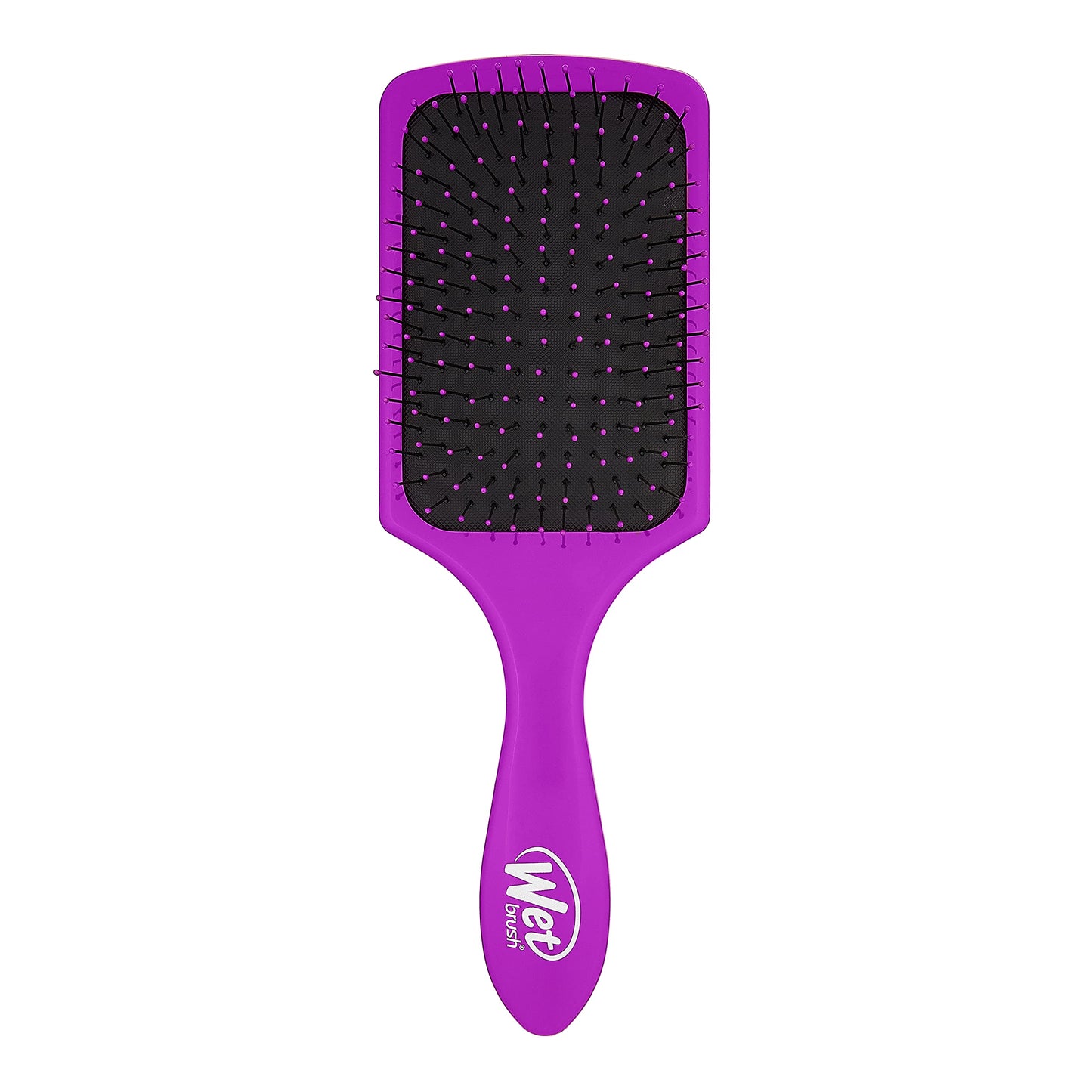 Wet Brush Paddle Detangler Hair Brush, Purple, Ultra-Soft IntelliFlex Bristles with AquaVent Design, Great For Treatment & Mask Application, Women