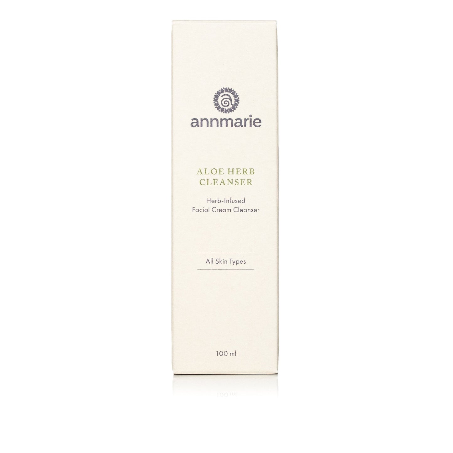 Annmarie Skin Care Aloe Herb Facial Cleanser - Gentle, pH-Balanced Cleanser with Aloe Vera, Coconut Oil & Calendula, Suitable for All Skin Types