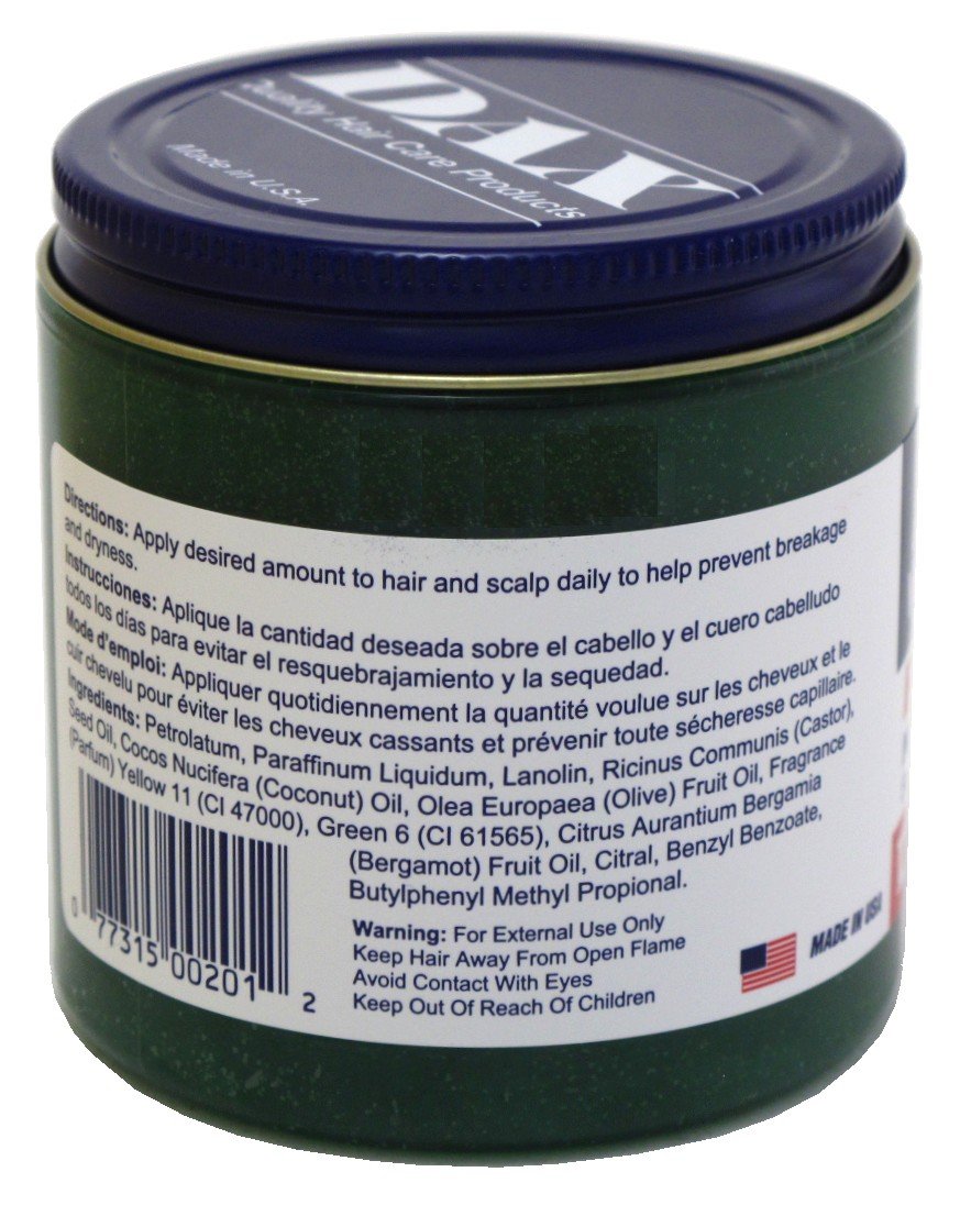 Dax Pomade (Bergamot) 7.5 Ounce Jar (221ml) (3 Pack)