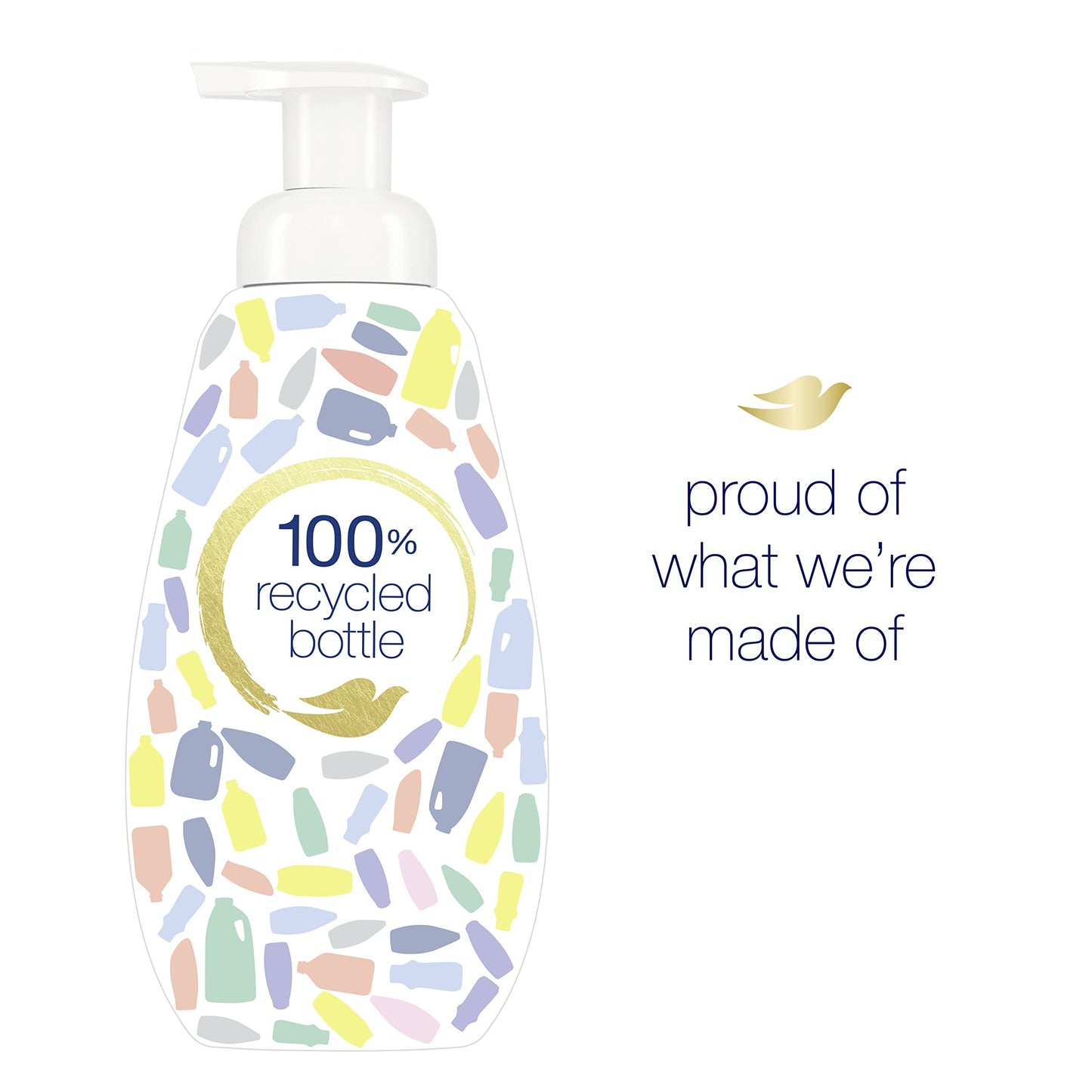 Dove Shower Foam with Nutrium Moisture Technology/Hypoallergenic Gentle Bodywash, Sensitive Skin, 13.5 Fl Oz