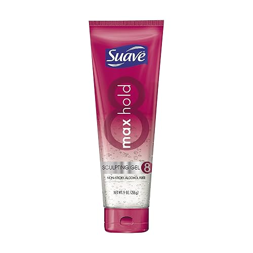 Suave Sculpting Gel, Max Hold 8, 9 oz.