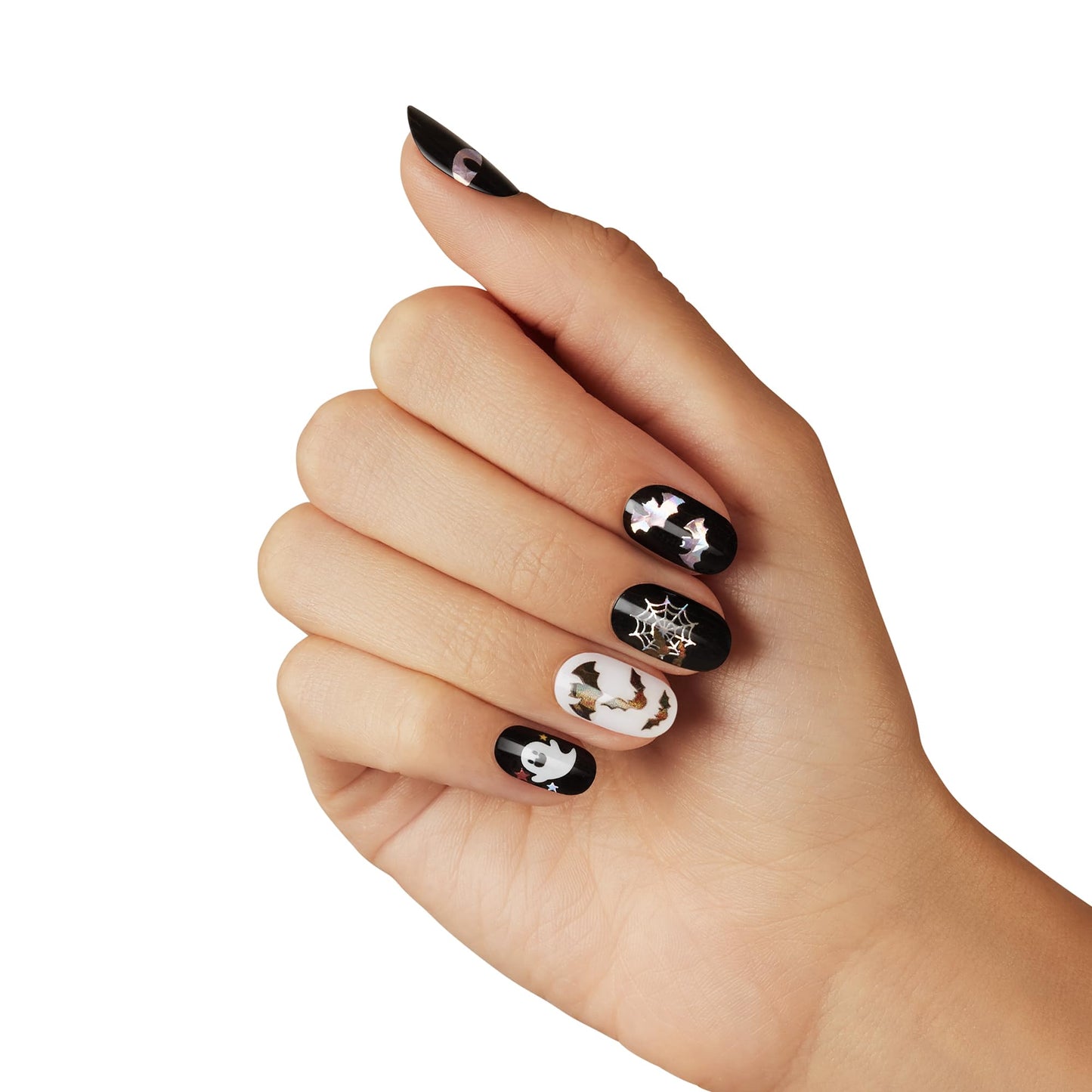 Dashing Diva Magic Pick Nail Stickers - Black Light | Easy Nail Art Stickets | Comes with 50+ Stickers and 2 Precision Placement Tools Beauty & Personal Care Dashing Diva