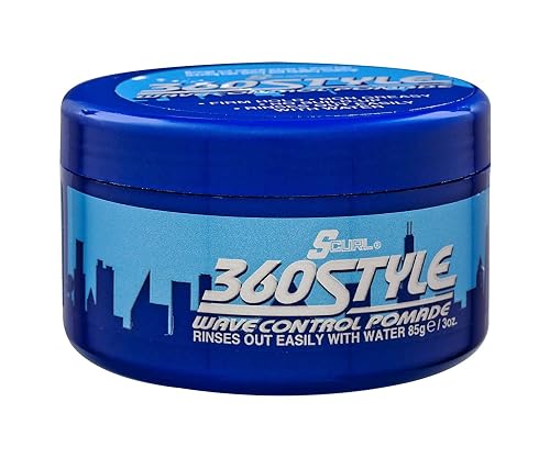 Luster's S-Curl 360 Style, Wave Control Pomade 3 oz (Pack of 10)