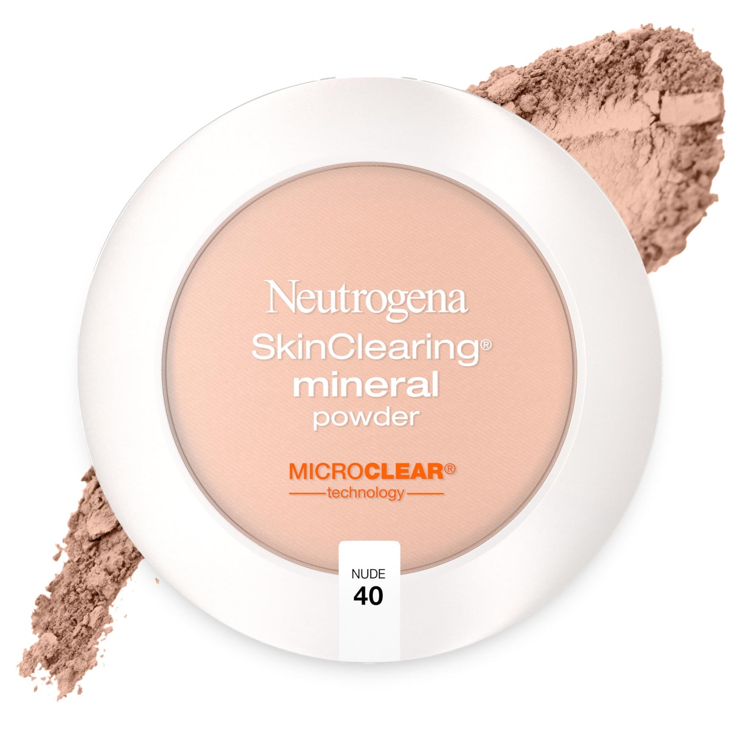 Neutrogena SkinClearing Mineral Acne-Concealing Pressed Powder Compact, Shine-Free & Oil-Absorbing Makeup with Salicylic Acid to Cover, Treat