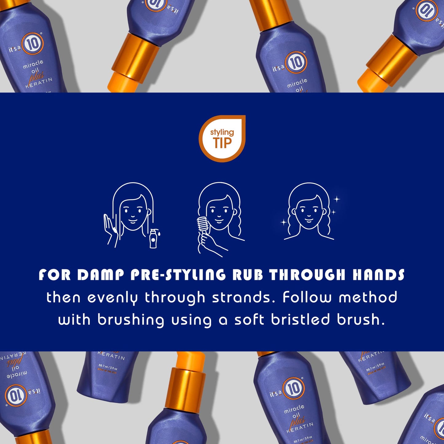 It's a 10 Haircare Miracle Oil Plus Keratin, 3 fl. oz. (Pack of 2)