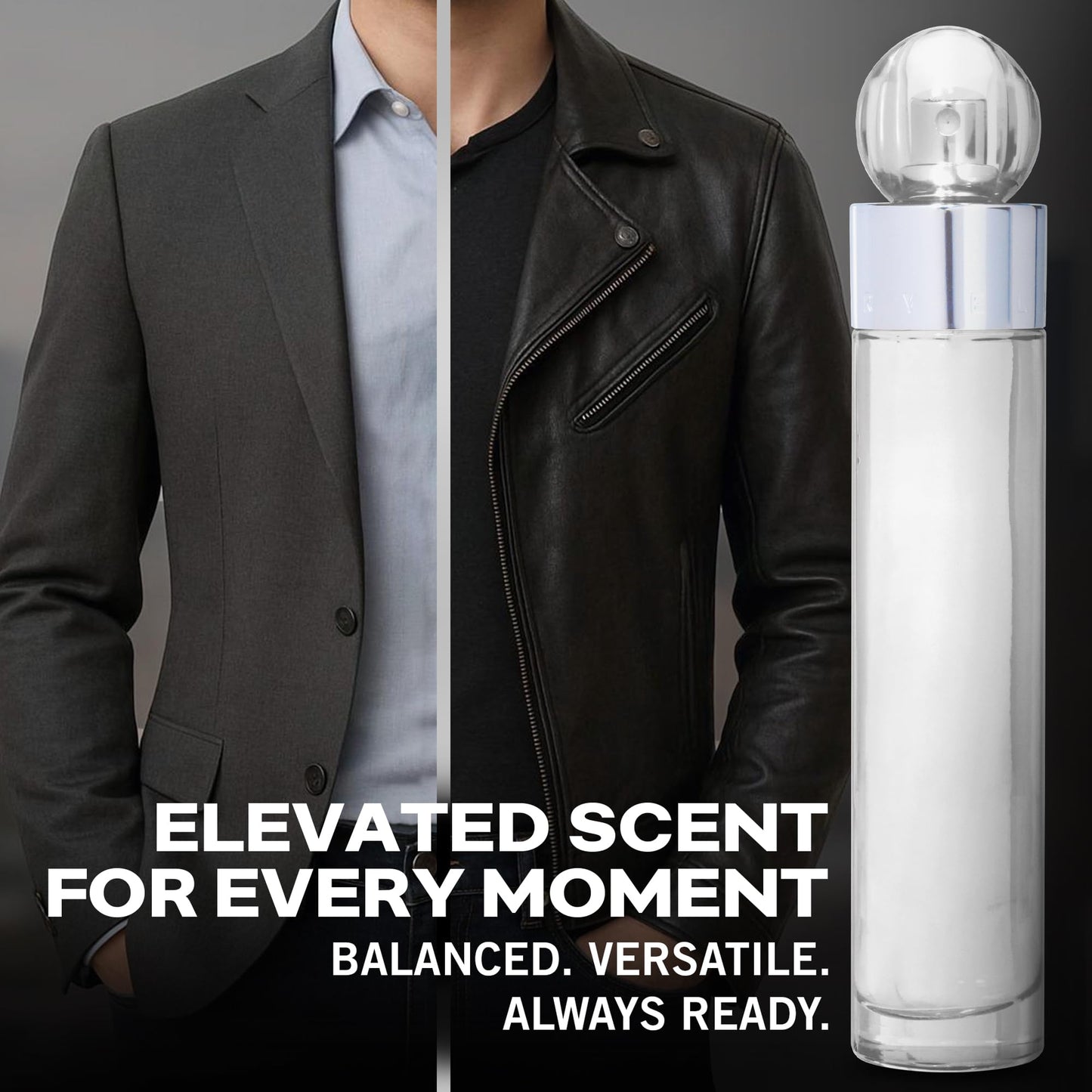 Perry Ellis 360° White Eau De Toilette Spray for Men - Mens Cologne, Long Lasting Perfume, EDT, Fragrance with Notes of Cedar Wood, Cardamom & Vanilla