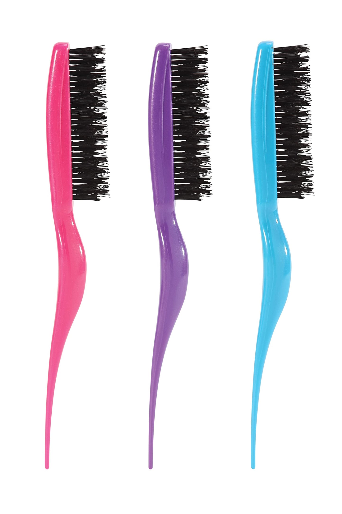 Cricket Amped Up Teasing Hair Brush - Adds Major Volume and Shine, Heat Resistant, Ideal for Slick Back, Updos, and Detangling All Hair Types,