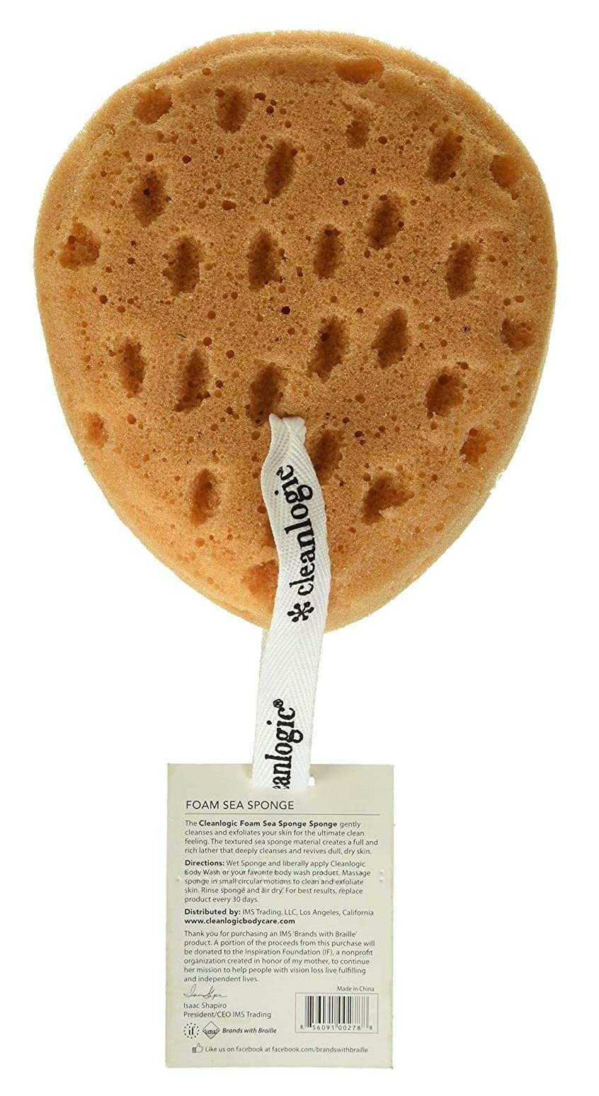 Clean Logic Foam Sea Sponge (2 Pack)