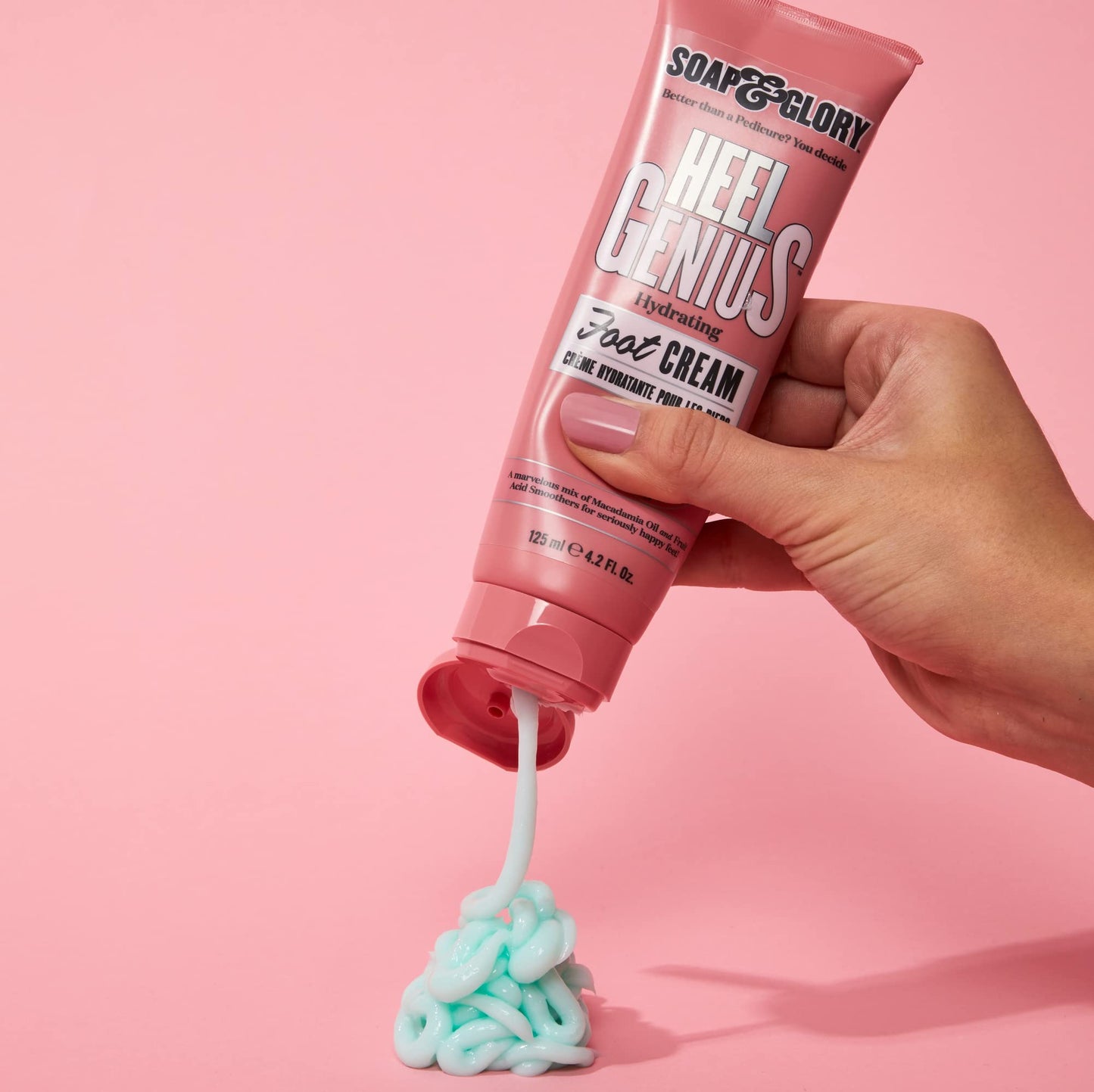 Soap & Glory Moisturizing Foot Cream for Dry, Cracked Feet & Heels - AHA Foot Exfoliator for Dry, Rough Heels - Hydrating Heel Cream for Overnight Beauty and Personal Care Soap & Glory