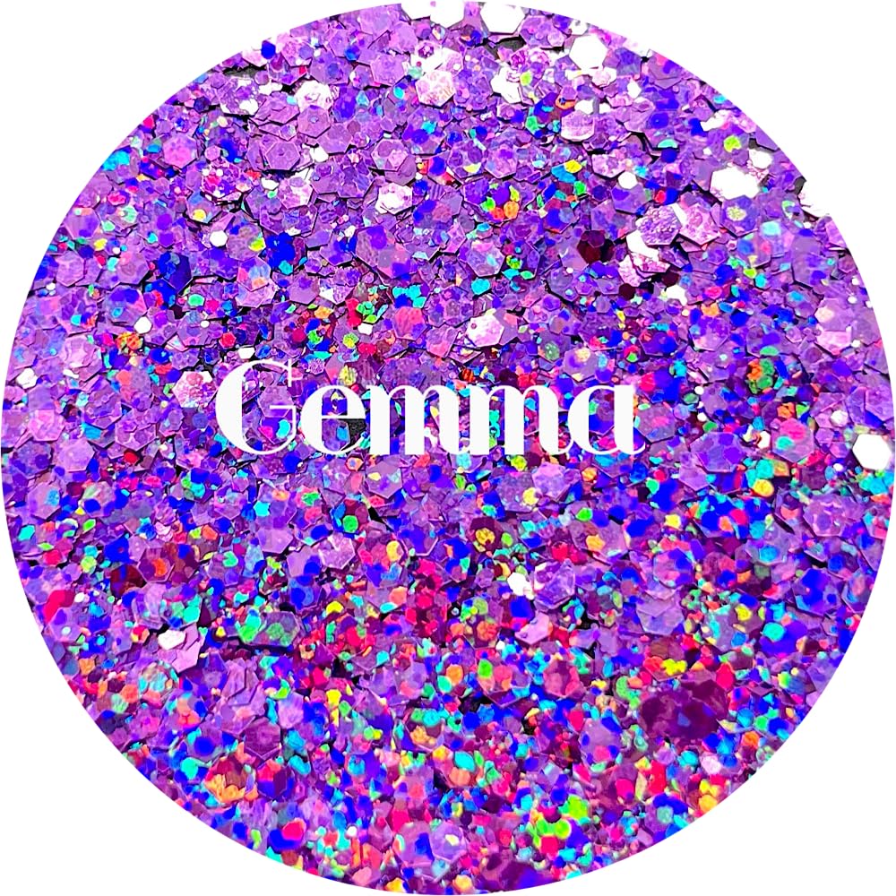 Purple Polyester Glitter | Craft Glitter | Glitter for Arts & Crafts | Tumblers | Cosmetics | Nails | Epoxy Resin Art | Slime | DIY | Body Glitter | 1