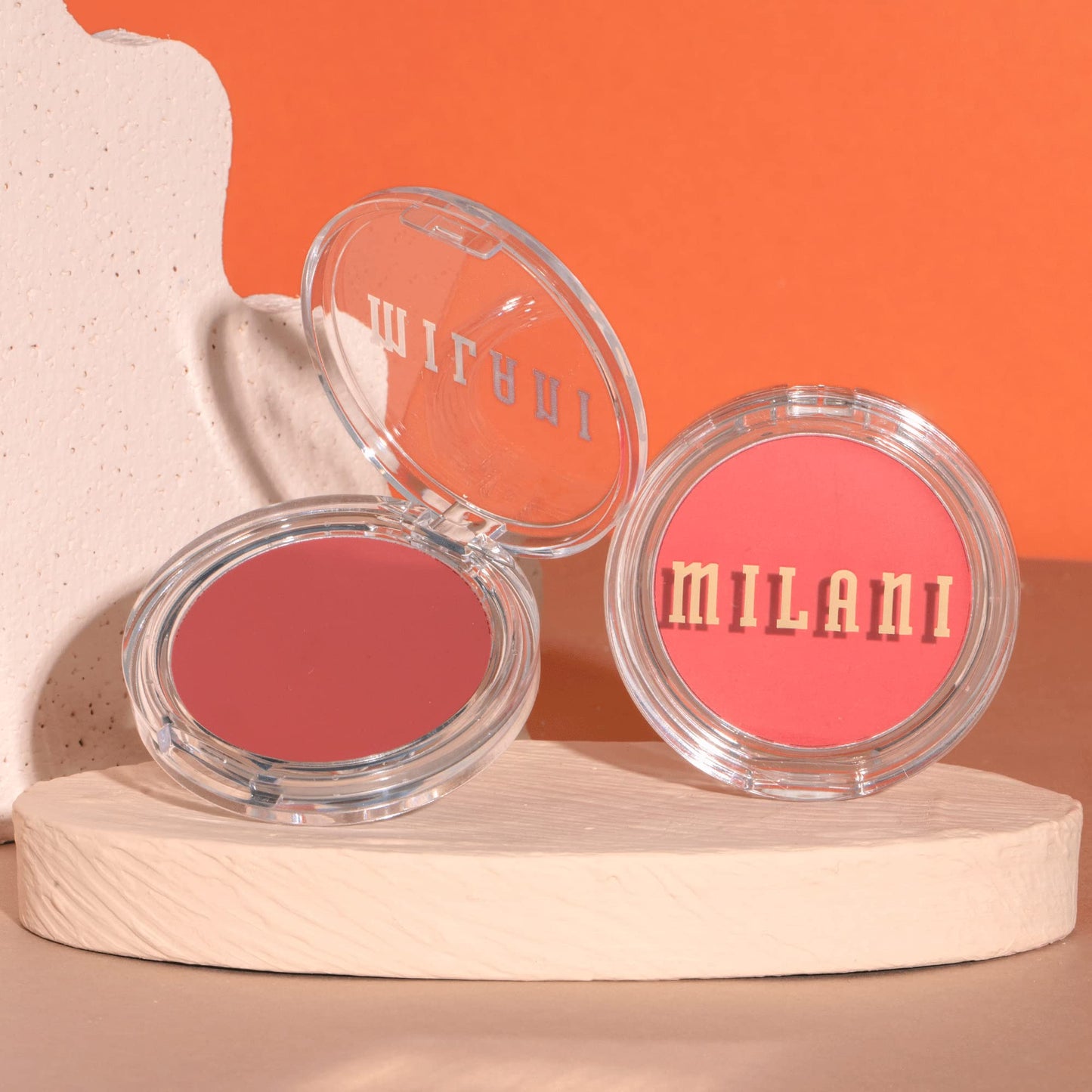 Milani Blush Makeup - Cheek Kiss Cream Blush for Cheeks, Buildable Cream-to-Gel Blusher & Lip Tint, Dewy Natural Color, Hydrating - Nude Kiss