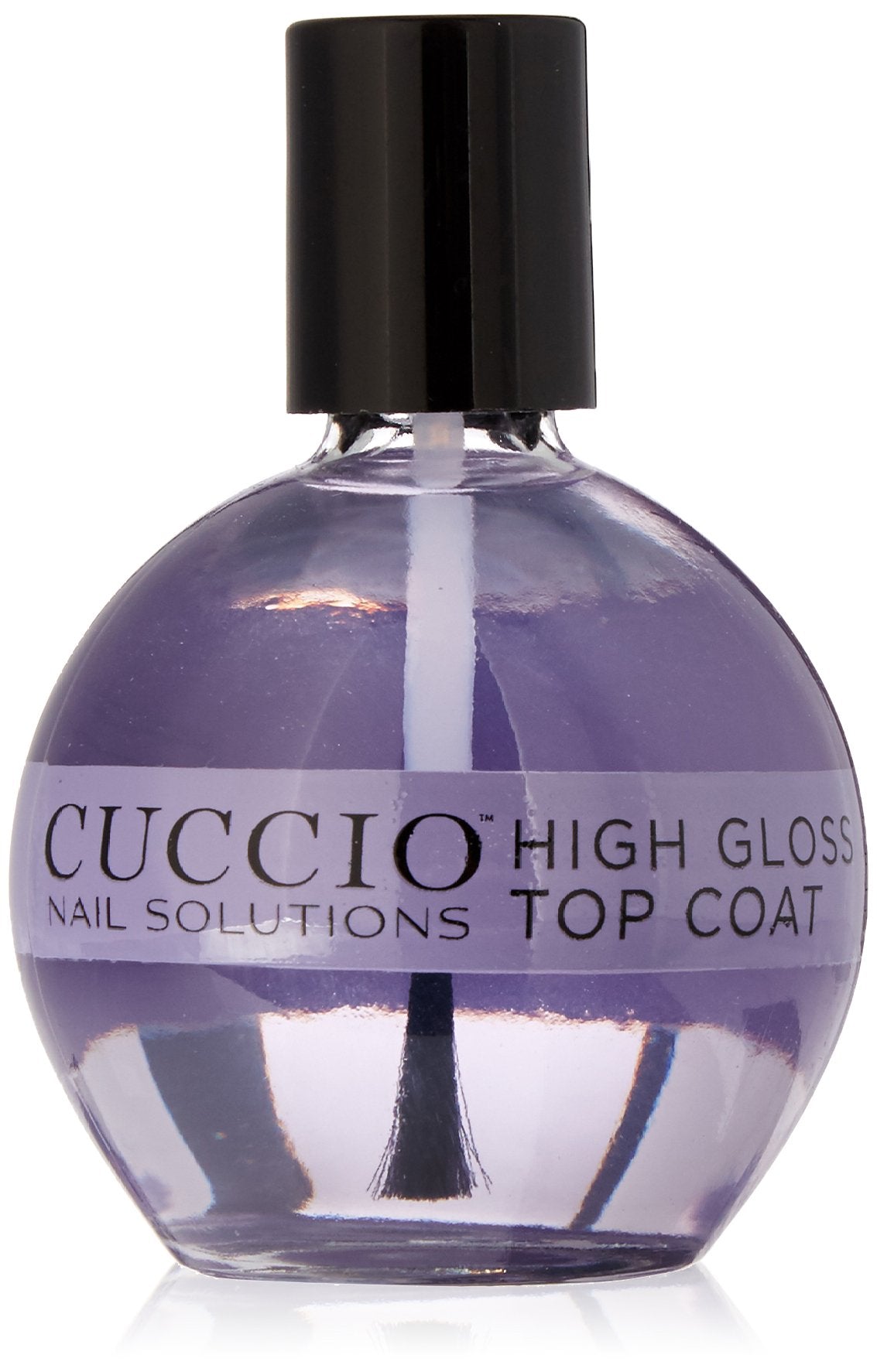 Cuccio Colour High Gloss Nail Top Coat - Developed With UV Absorbers To Help Protect The Nail Colour - Flexible Chip Resistant Protective Coating Beauty & Personal Care Cuccio