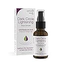Hyalogic Dark Circle Lightening Face Serum - Treat Under Eye Dark Circles w/Hyaluronic Acid, Eveseryl & Regu-Age - Soothe, Nourish & Rejuvenate Skin
