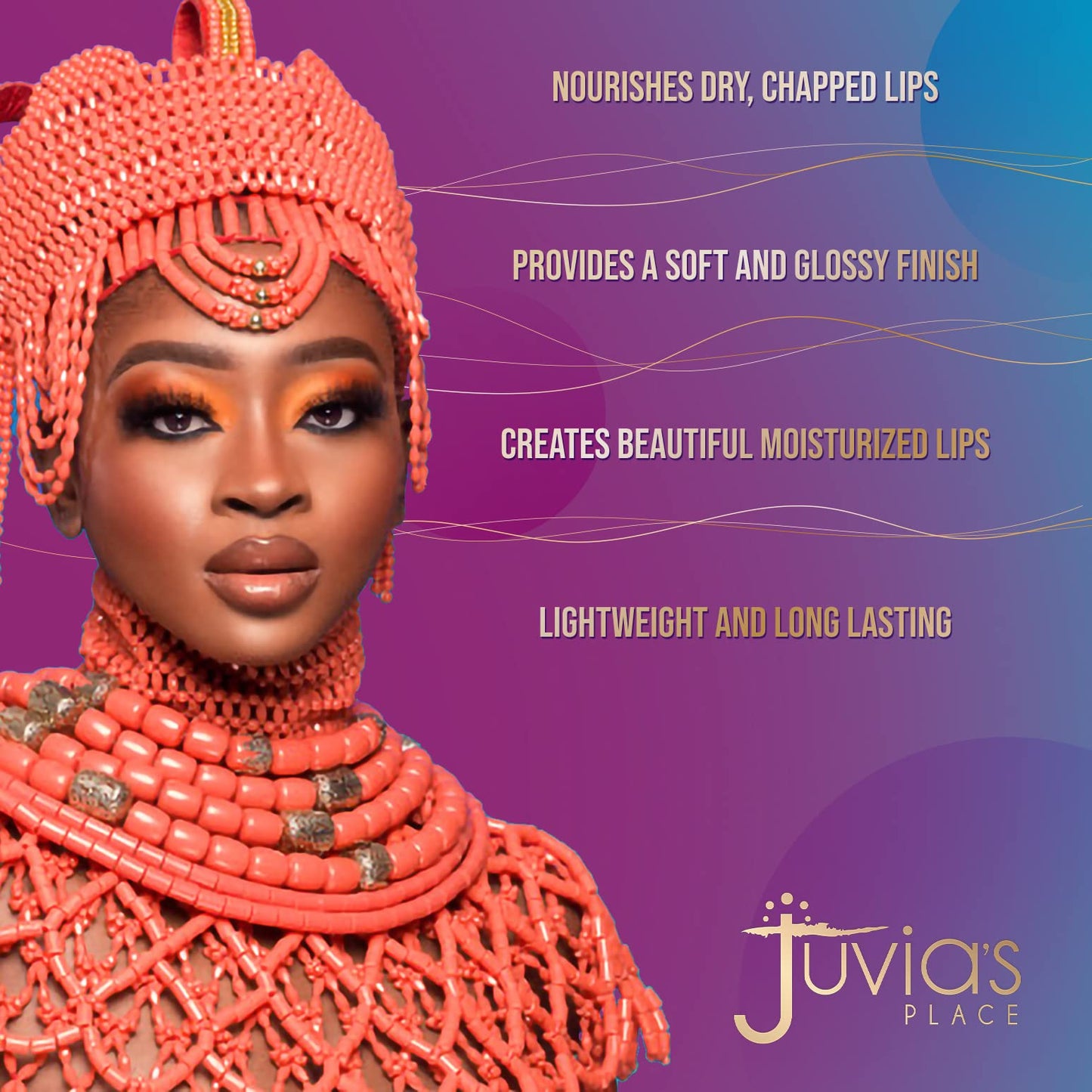 Juvia's Place The Nubian Nourishing Lip Balm | Peppermint - Moisturizing Lip Chap, Long-Lasting Hydration with Baobab, Manketti, Sunflower and Jojoba