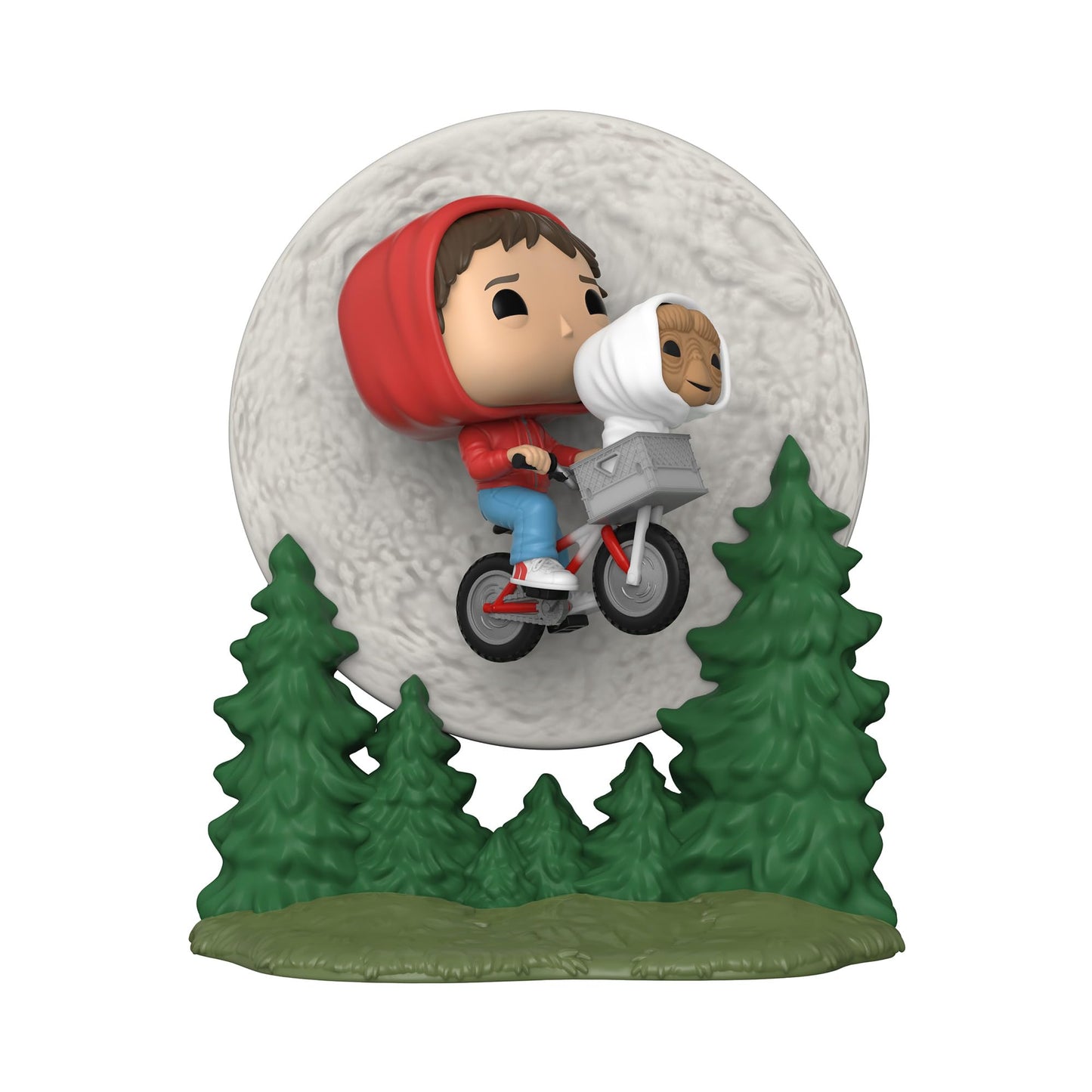 Funko Pop! Moment: E.T. The Extra-Terrestrial - Elliot and E.T. Flying (Glow in The Dark), Multicolor, 50769